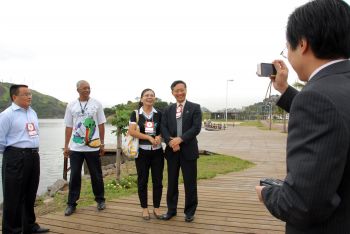 Tour dos jornalistas chineses por Vitória