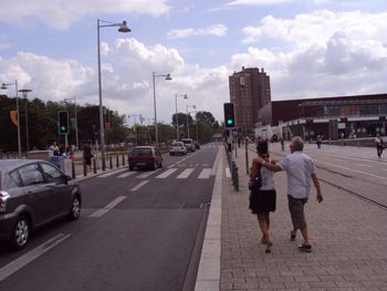Modelo de traffic calm em Dunkerque, na França