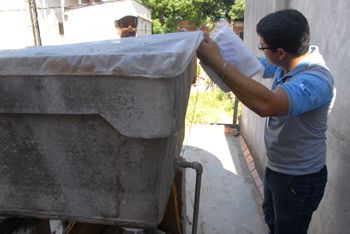 Mutirão contra dengue no bairro Santo André