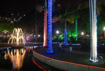 Inauguração da iluminação de Natal 2011 no Parque Moscoso