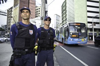 Guarda Municipal a serviço da população no Centro de Vitória