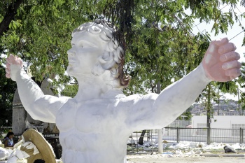 Preparativos Carnaval de Vitória 2015 Novo Império