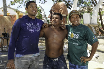 Preparativos Carnaval de Vitória 2015 Novo Império