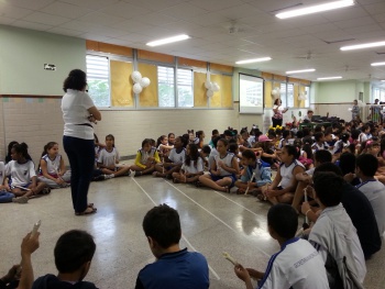 Alunos apresentam projeto "Música na sala de aula"