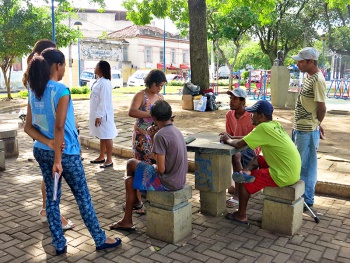 Consultório na Rua - Abordagem na Praça de Jucutuquara