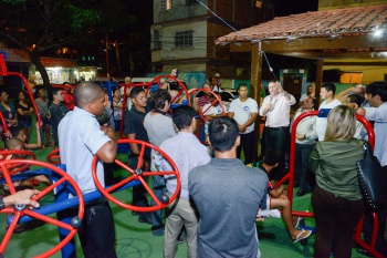 Inauguração academia de bela vista