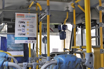 Ônibus do sistema de transporte coletivo Integra Vitória