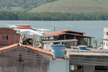 Demonstração do Drone que será utilizado para identificar possíveis focos da Dengue