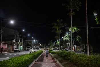 Iluminação Rua do Canal em Maria Ortiz