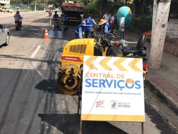 Trânsito é liberado e asfalto é recuperado na avenida Maruípe