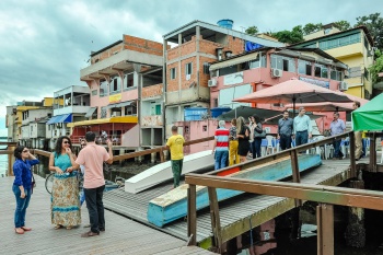 Comitiva do BID visita diversos locais em Vitória