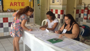 Votação na eleição de diretores da rede municipal de ensino de Vitória