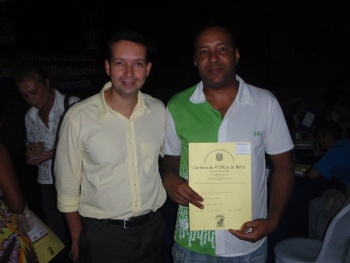 Entrega de escrituras da região da antiga Fazenda Maruípe