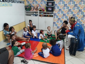 Projeto Pequeno Príncipe trabalha cultura da paz com os alunos do Cmei Cida Barreto
