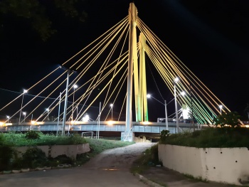 Iluminação do Brasil na Ponte da Passagem