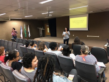 A palestra aconteceu no auditório do Centro Integrado de Cidadania (CIC) Zumbi dos Palmares, em Itararé