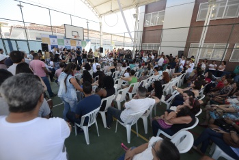 inauguração do Centro Esportes e Artes Unificados (CEU) da Grande São Pedro