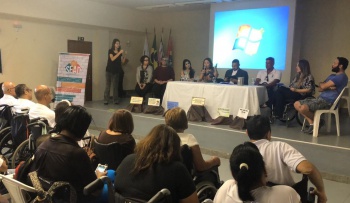 Anabel Araújo representa a Prefeitura no IV seminário pelo dia nacional de luta das pessoas co