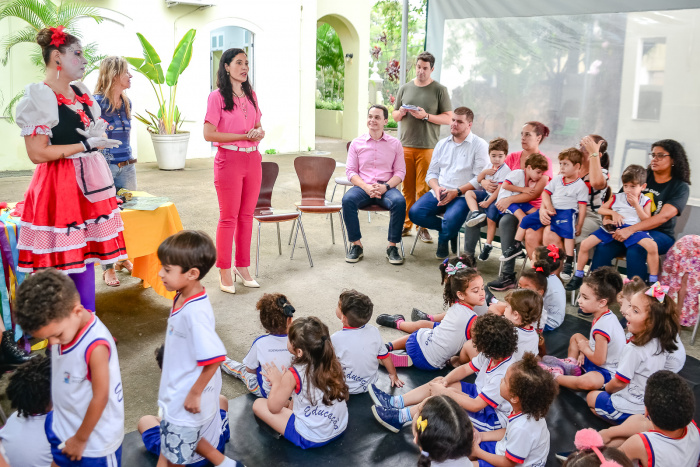 Contação de História na Biblioteca Adelpho Poli Monjardim