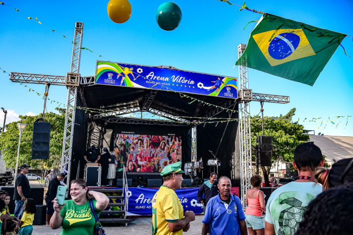 Arena Vitória - Brasil x Coreia do Sul - Praça de Itararé