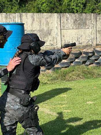 Curso de tiro para a Guarda Municipal de Vitória