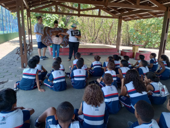 Estudantes aprendem sobre manguezal de Vitória