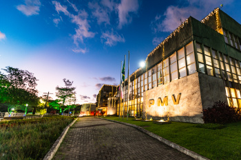 Iluminação de Natal Palácio Municipal Jerônimo Monteiro