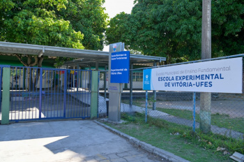 Fachada da Escola Experimental Ufes