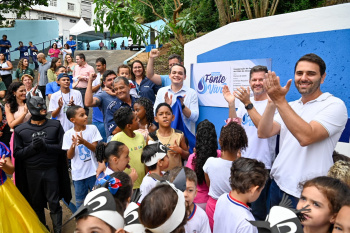 Vitória celebra o Dia Mundial da Água com nova fonte no Moscoso