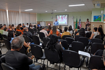 Desembargador do TJES ministra palestra para servidores da Rede Municipal de Ensino de Vitória