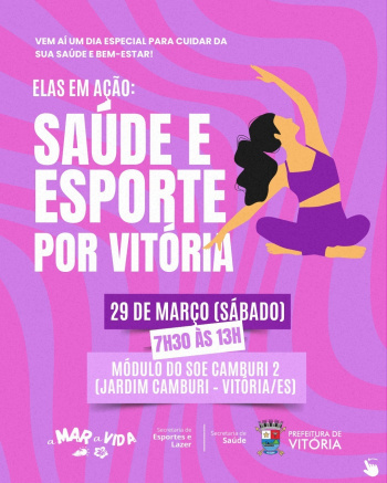 Elas em Ação: Saúde e Esporte por Vitória
