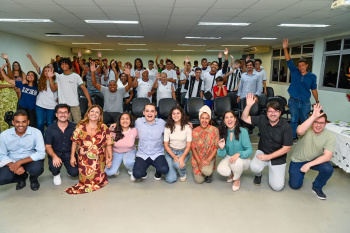 Aula inaugural do Pré-Ifes 2025 na EMEF Prezideu Amorim