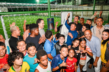 Entrega do Novo Campo de Grama Sintética de Inhanguetá