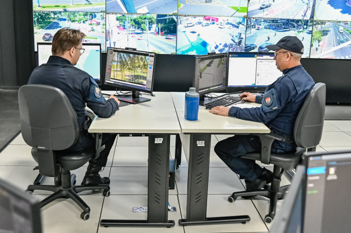 Videomonitoramento no CIOM - Centro Integrado de Operação e Monitoramento