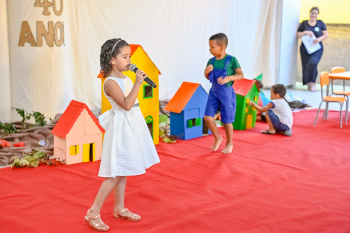 Aniversário de 40 anos do CEMEI Reinaldo Ridolfi no Bairro Maria Ortiz