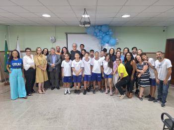 Sala maker entregue na EMEF TI Eunice Pereira Silveira, em Tabuazeiro