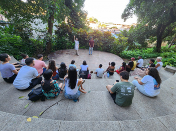 acolhidos do Abrigo1 visitam museu Solar Monjardim
