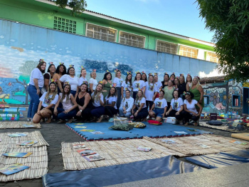 Projeto Pé de Livro no CMEI Ocarlina Nunes Andrade