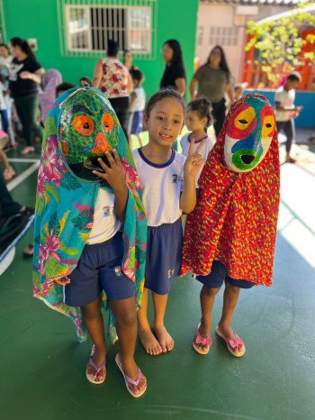 Cultura capixaba encanta crianças no CMEI Luiza Pereira Muniz Corrêa
