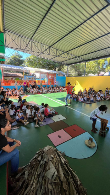 Cultura capixaba encanta crianças no CMEI Luiza Pereira Muniz Corrêa