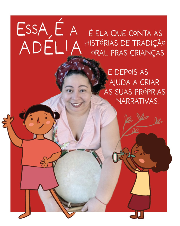 Itinerância cultural une tradição oral, brincadeiras e tecnologia.