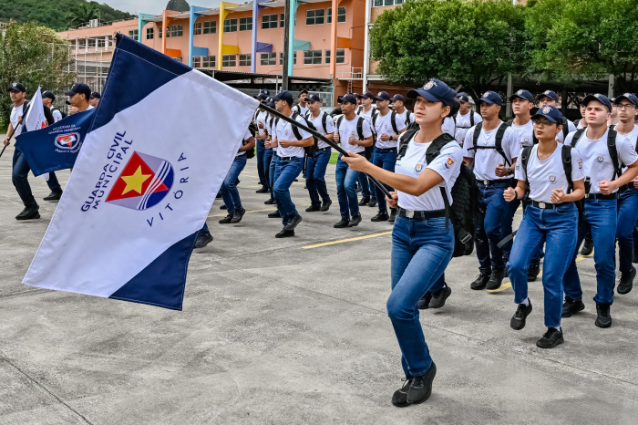 Aula de Defesa Pessoal do Curso de Formação dos Novos Guardas Municipais
