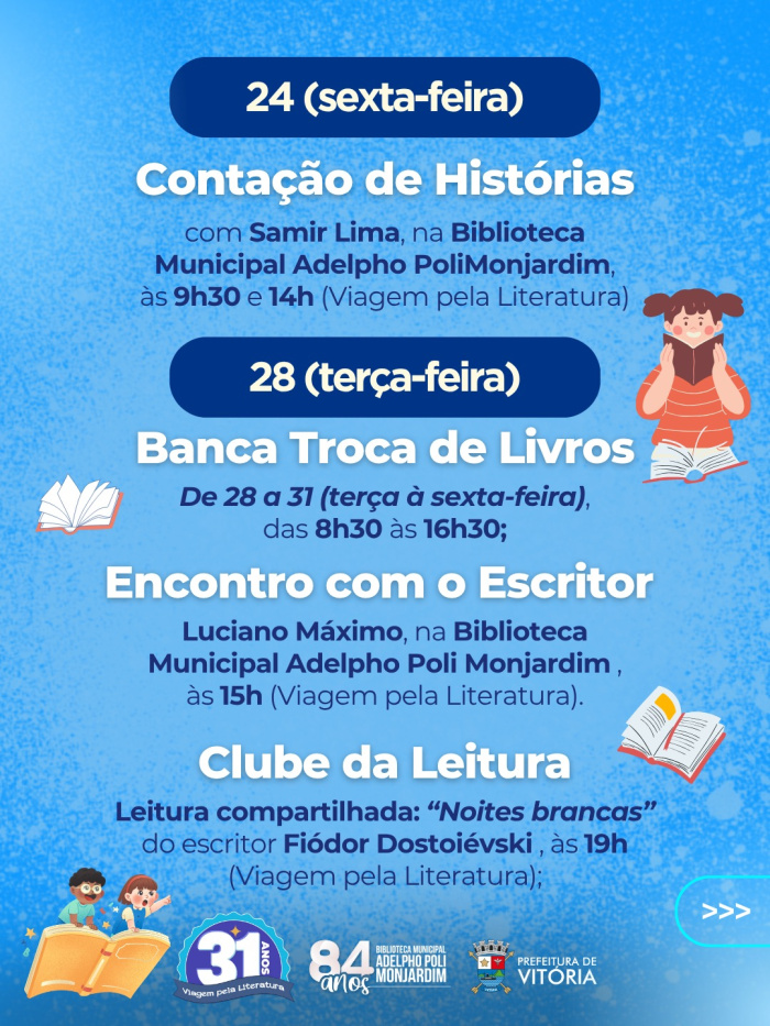 Semana Nacional do Livro e da Biblioteca 2025
