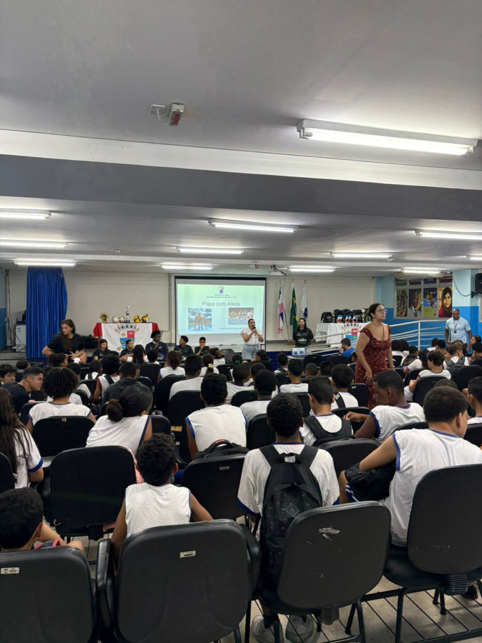 Papo com Atleta promove momento de troca inspiradora entre estudantes e esportistas da capital