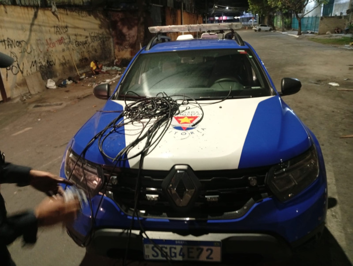 Guarda Municipal detém suspeito de furto de fios