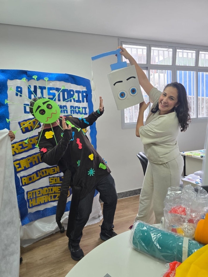 Unidades de Saúde de Vitória promovem ações educativas sobre a importância de higienizar as mãos