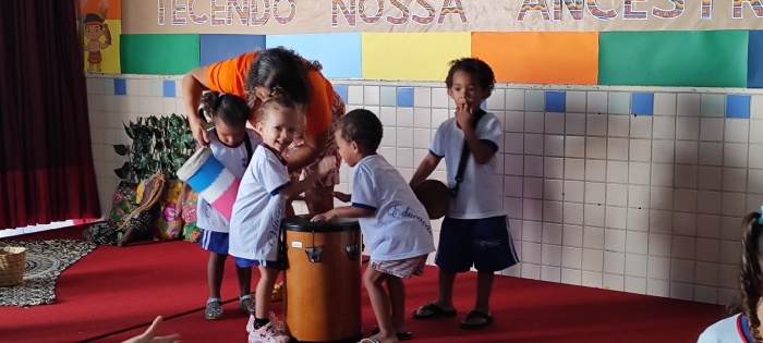 CMEI Denizart Santos, na Ilha do Príncipe, inicia projeto sobre ancestralidade