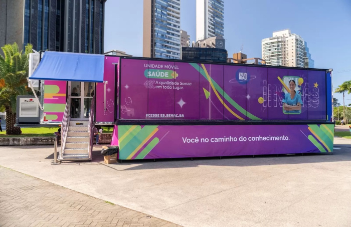 Unidade móvel senac saúde