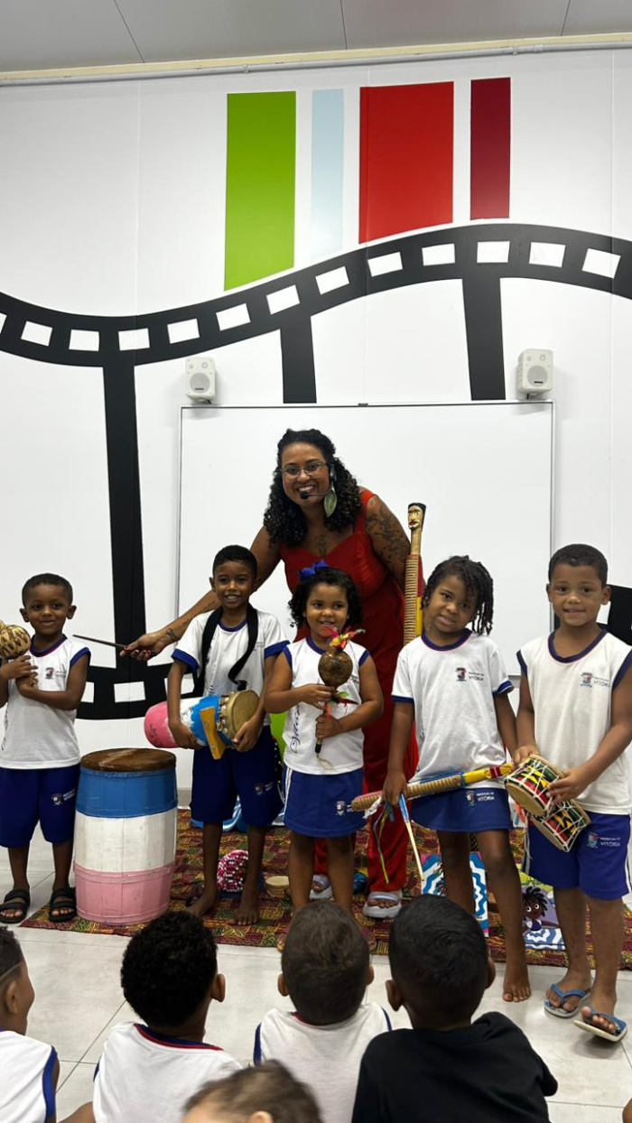 Semana literária fortalece vínculo entre famílias e escola no CMEI Anísio Spínola Teixeira