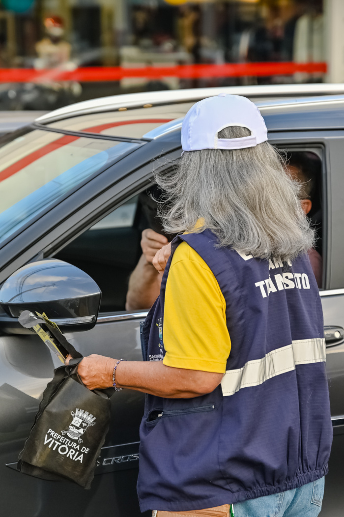Ação Maio Amarelo Moto Vix